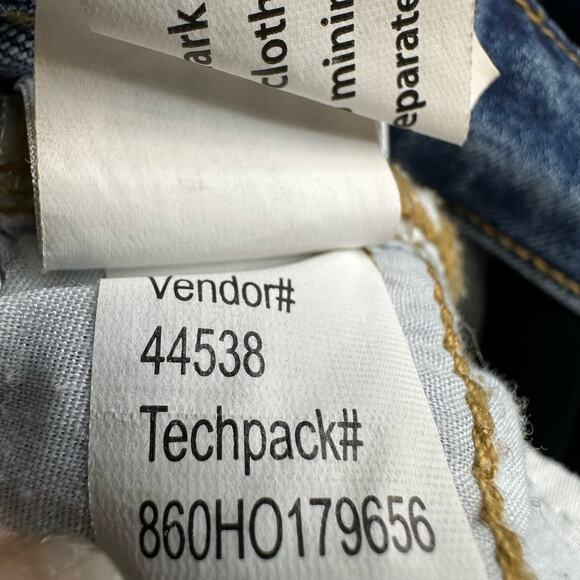 PacSun Med Wash Straight Mom Jeans WMNS 27 Blue High Rise Preppy Casual Travel - Picture 6 of 7